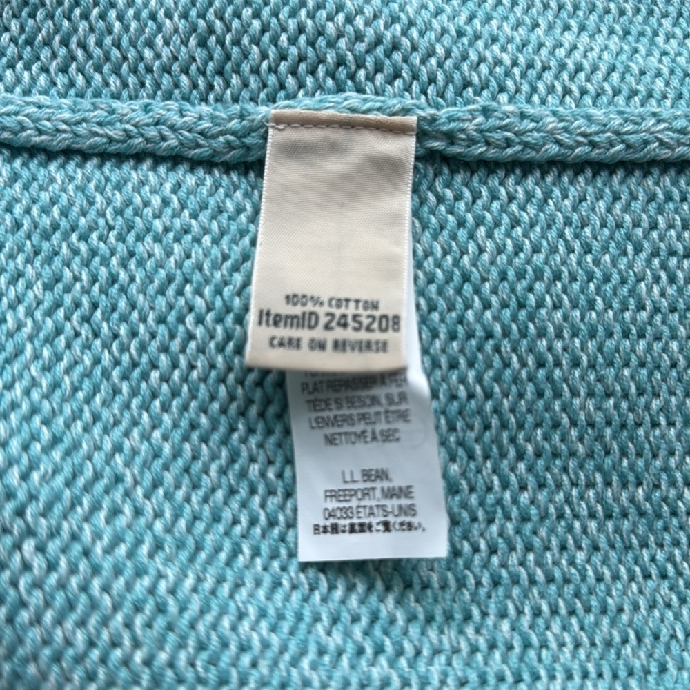 L.L. Bean Women’s Button Front Cardigan Sweater Size L - Picture 7 of 12